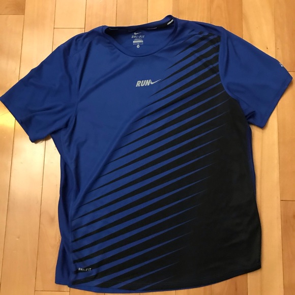 nike dri fit running shirt mens